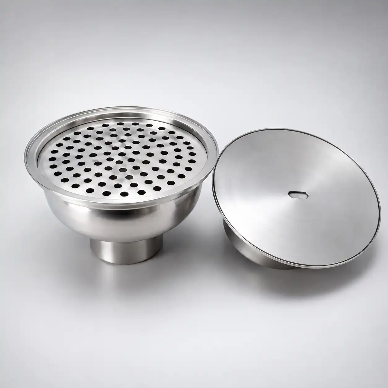 ShababTec stainless steel sanitary floor drain with removable cover