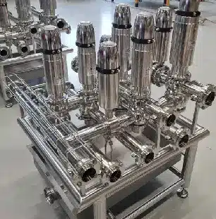 Pharmaceutical Hygienic Stainless Steel Piping Installation Hygienic stainless steel piping installation by ShababTec
