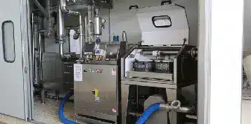 Pharmaceutical Powder Transfer Process Pharmaceutical powder transfer process from source to downstream mixer