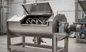 Stainless steel powder blender fabrication
