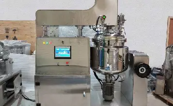 Vacuum homogenizer testing and commissioning