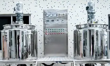 Vacuum Homogenizing Process Flow Vacuum homogenizer process flow from phase preparation to homogenization and discharge