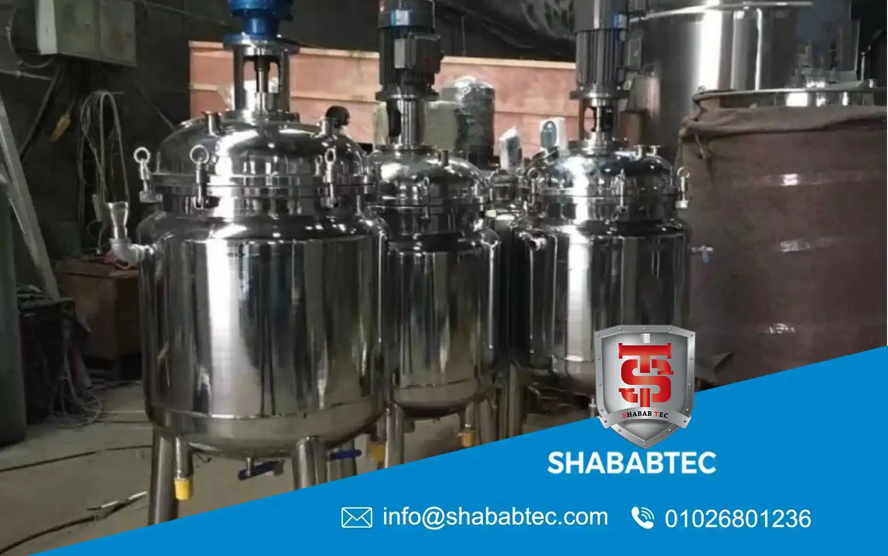 adhesive mixing tank